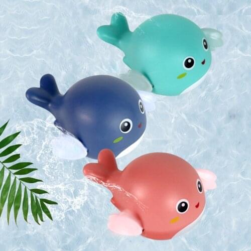 Baby shower bath on the chain playing in the water toy duckling dolphin clockwork cool game water childrens toy