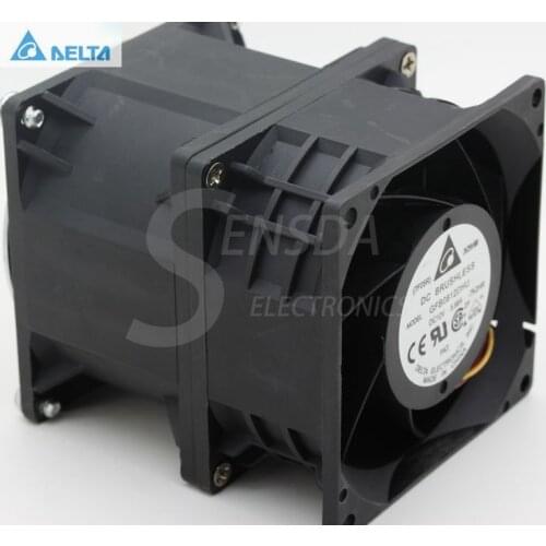 For delta GFB0812DHU 80mm 8cm high speed violence Fan DC 12V 5.88A powerful dual motor industrial cooling fans