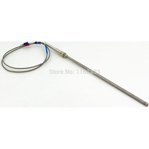 FTARP07 K type 1m cable 200mm probe head thermocouple temperature sensor M8 thread CA-187