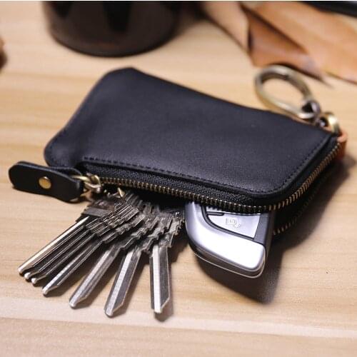 2021 Hot Mens Leather Coin Purses Holders Fashion Key Wallet Fashion Key Holder