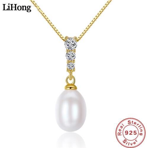 Женские ожерелья из жемчуга LiHong China At AliExpress