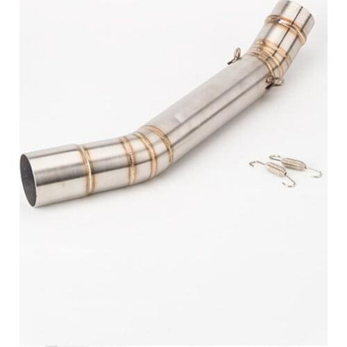 Motorcycle Modification Z750 Stainless Steel Exhaust Pipe Z800 Middle Section Z750 Middle Section Connecting Pipe