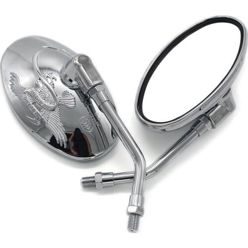 Motorcycle rearview mirror 10mm side mirror for Kawasaki EL250 EN400 EN450 EN500 VN250 VN400 Vulcan Classic VN750 VN800 VN900