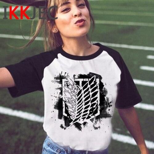 Attack on Titan Shingeki No Kyojin t-shirt male vintage streetwear plus size t-shirt summer top tumblr vintage