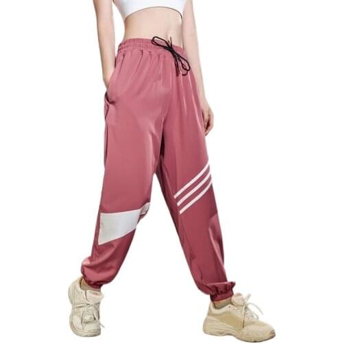 2021 spring new loli casual pants long yoga pants with pockets comfy pants women plus size workout sweats women