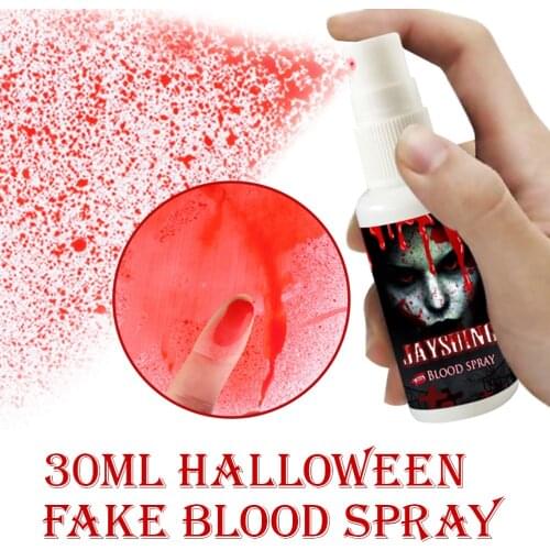 30ml HalloweenFake Blood Bleeding Spray Plasma Edible Cosplay Makeup Props Party Horror Ultra-Realistic Hematopoietic Props