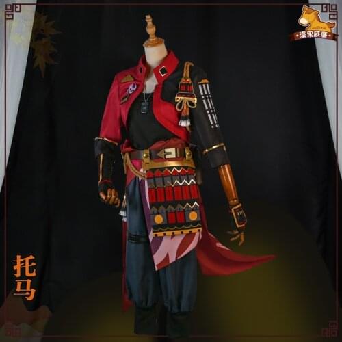 Hot Game Genshin Impact Tohma Cosplay Costume Amine Costume Sizes S-XL Custom-made 2021 New
