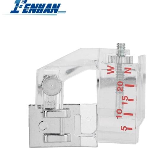 Domestic Sewing Machine Presser Foot Adjustable Bias Tape Binding Foot Snap on For Brother Janome Sewing Machine Accessories