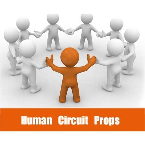 Escape Room Props Human Circuit Prop Hold Hands to Open 12V Magnet Lock Escape Room Game Hand in Hand to Unlock