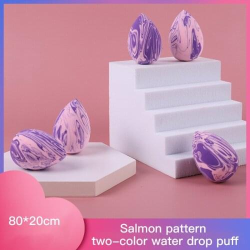 1PCS Makeup Sponge Beauty Cosmetic Ball Foundation Powder Puff Marbling Water-drop Shape Cosmetic Puff Make Up Make Up Tool