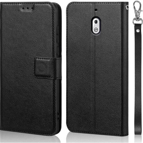 Shockproof magnetic Case for Nokia 2.1 TA-1080 Phone Case flip leather Case Mobile silicone Shell Cover with card slots