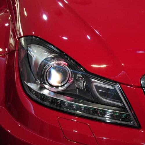 Headlight Lens Shell Protective Sturdy Plastic Front Professional Headlamp Cover A2048203539 A2048203739 for Mercedes-Benz C-cla