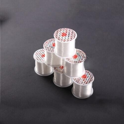 0.6MM 20 Meters A Roll Of Balloon Props Transparent Nylon Line Handmade Line Crystal Fishing Line Non-Elastic Fish Thread