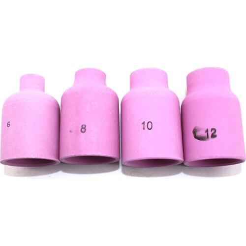 10Pcs Welding Tools TIG Welding Machine Accessories/Consumables Extra Dia Porcelain WP26 17 18 Torch Shield Cups Ceramic Nozzles