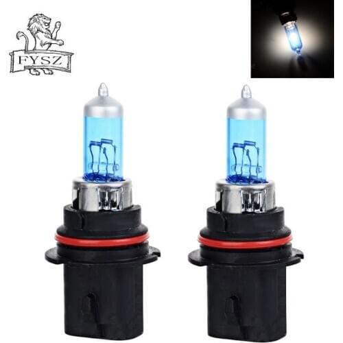 2Pcs HB1 9004 12V 100/80W 6500k car Low Light Beam 12v ultra white steam bulbs Car headlights Car styling
