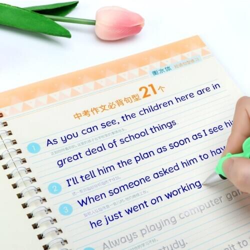 3 Pcs/Set New In 2019 Italians English Word Calligraphy Book Set Writin Handwriting Adult Stickers Children Art Exercise Books