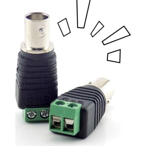 30pcs/lot DC Male Elbow Adapter DC Power Plug BNC Connector For CCTV IP Camera Power Supply Surveillance Accessories
