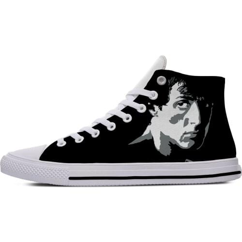 Boxing Box Movie rocky balboa Fashion Funny Cool Casual Cloth Shoes High Top Lightweight Breathable 3D Print Men women Sneakers