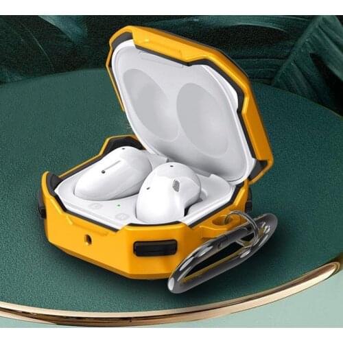 Earphone Case for Samsung Galaxy Buds Live/Pro, Headset Shell with Hook, Anti-drop and Dust-proof TPU Case, Earphone Accessories