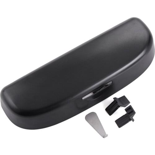Black Gray Glasses Case for Car Roof Handle Refit Sunglasses Holder Glasses Box for Audi A3 8V A4 B8 B9 Q3 Q5