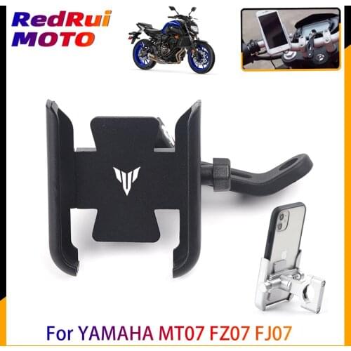 For YAMAHA MT07 FZ07 FJ07 MT-07 FZ-07 FJ-07 Universal Motorcycle Accessories handlebar Mobile Phone Holder GPS stand bracket