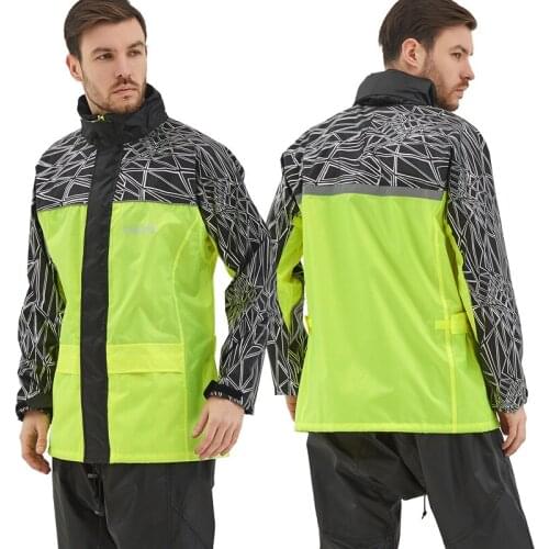 Raincoat Suit Impermeable Women/Men Hooded Motorcycle Poncho Rain Coat Motorcycle Rainwear S-4XL Hiking Fishing Rain Gear