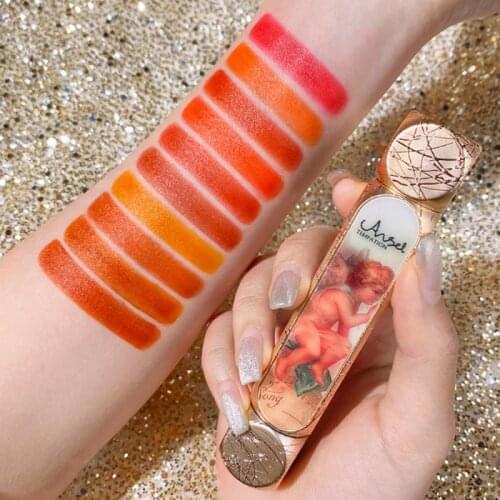 Angel Ten-Color Lipstick Silky Lip Full Color Waterproof Non-Stick Cup Easy To Color One Lipstick Ten-Colors