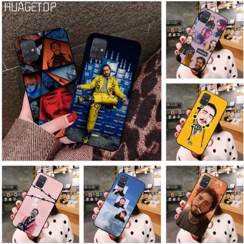 HUAGETOP Post Malone Bling Cute Phone Case For Samsung Galaxy A21S A01 A11 A31 A81 A10 A20E A30 A40 A50 A70 A80 A71 A51
