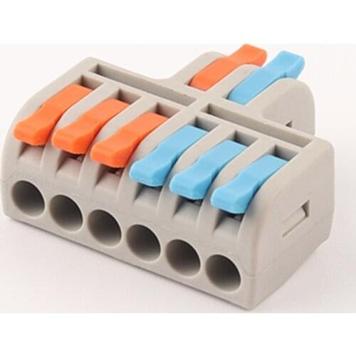 Mini Fast Pin Wire Connector SPL Universal Splitter Electric Cable connector for Led Lighting Push-in Terminal Block