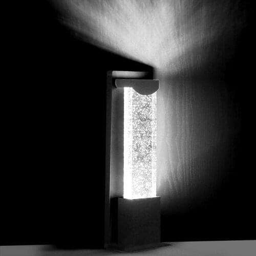 85~265V Wall Lamp Waterproof IP67 European luxury crystal bubble LED Wall Lamp For outdoor street Path Porch sconce Lighting