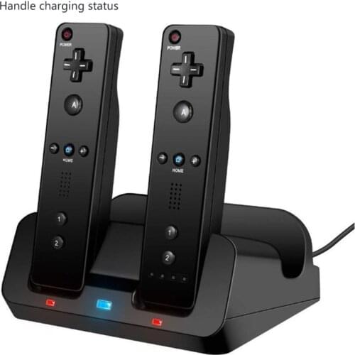New Smart Charging Station Dock Stand Charger for Wii U Gamepad Remote Controller