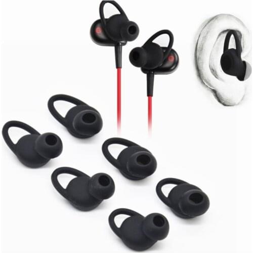New 3Pairs Silicone Ear Tips Earbud Eartips Ear pads Replacement for mei zu EP51 Bluetooth Earphone Accessories 3 Sizes (L/M/S)
