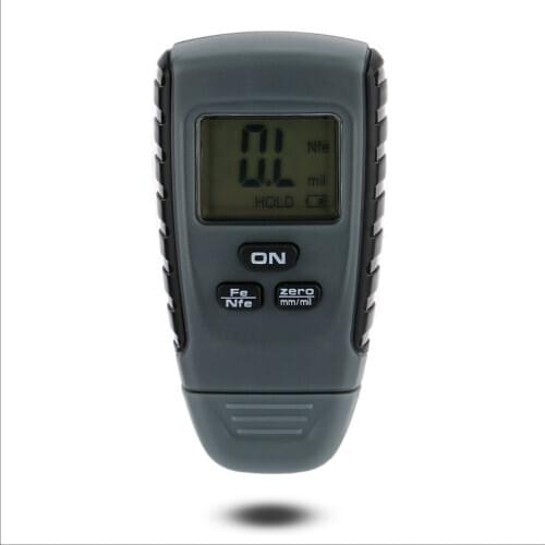 New RM660 Portable Coating Thickness Gauge Feeler Tester Instrument Base with Iron & Aluminum LCD Display Digital Tool