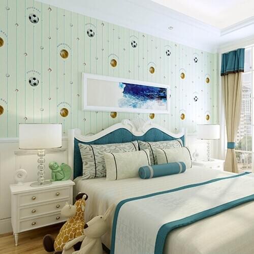 Beibehang Environmental cartoon deerskin cute childrens room wallpaper boys and girls bedroom warm 3D leather non-woven wall