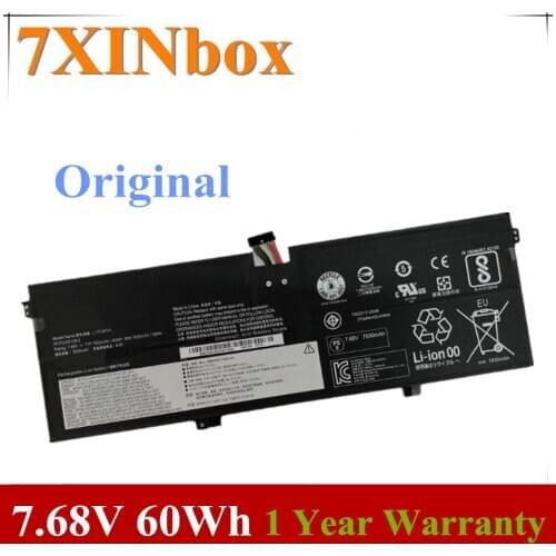 7XINbox 7.68V 60Wh Original L17C4PH1 L17M4PH1 Laptop Battery For Lenovo YOGA 7 Pro Pro-13IKB C930 C930-13IKB C930-13IKB 81C4