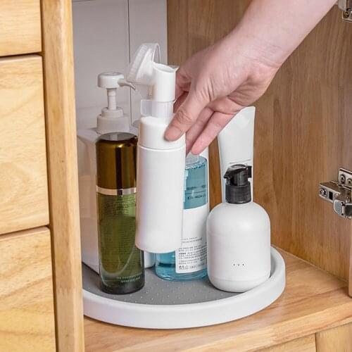 2pcs Turntable Storage Turntable - Multi Level Rotary Kitchen Spice Manager for Cabinets, Pantries, Refrigerators