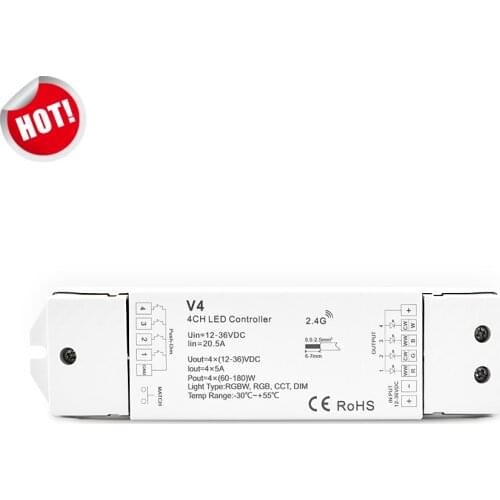 4CH 5A Constant Voltage RF 2.4G Receiver V4