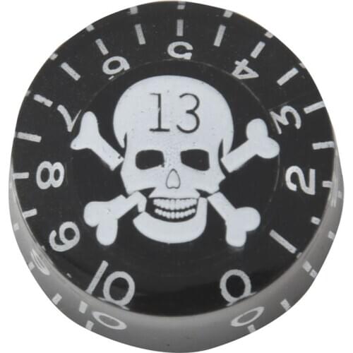 E Guitar Speed Volume Tone Control Knob Black