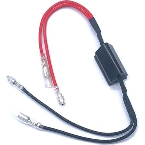 4PCS 10W10Ω Moto Resistance Power Resistor Load Decoding Resistor for LED Mini Turn Signal Light Flash Repairing