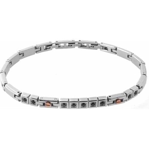 Runda 2020 316L Stainless Steel Bracelet for Men Fashion CZ Stone Bracelets Jewellery