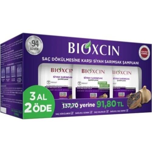 Black Garlic Shampoo 300ml x3