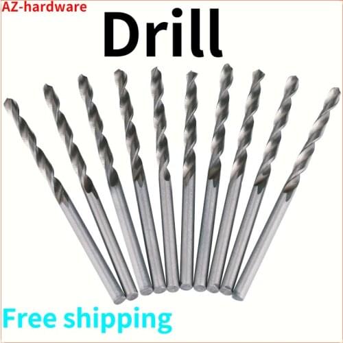 Straight Shank Twist Drill High-speed Steel 0.8mm-3mm Lengthened Hand Drill DIY For Drilling