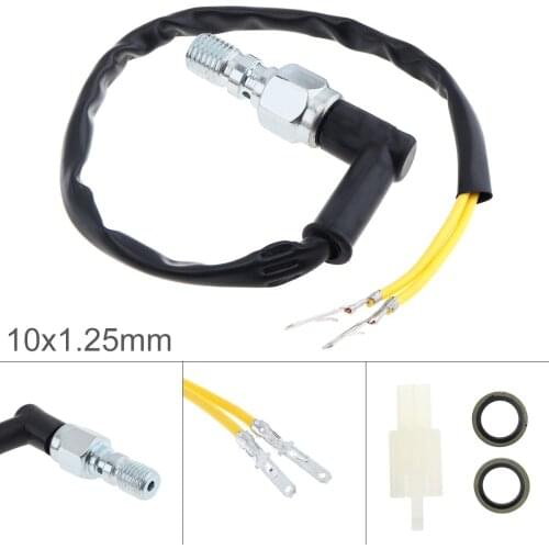 400mm to 2200mm Motorcycle Dirt Bike Braided Steel Hydraulic Reinforce Brake Line Clutch Oil Hose Tube for Motorcycle Motorbikes