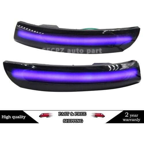 Dynamic Blinker LED Turn Signal Lights Side Mirror indicator For Ford Escape Kuga II EcoSport 2013 - 2019