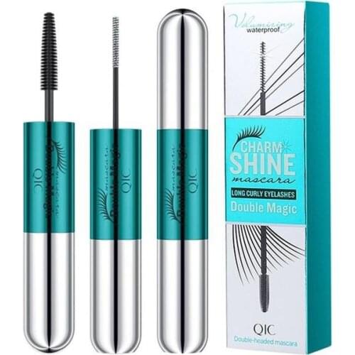 2 In 1 Double Ended Makeup Mascara Curling Thick Volume False Eyelashes Make Up Waterproof Cosmetics Long Lasting Eye Makeup