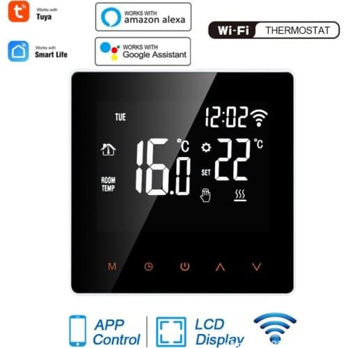 2021 Tuya WiFi Smart Thermostat, Electric Floor Heating Water/Gas Boiler Temperature Remote Controller For Google Home, Alexa