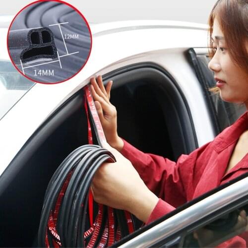 Universal B+L Sealing Strips Rubber Sound Insulation Tape Car Door Edge Scratch Protector Waterproof Interior Auto Accessories