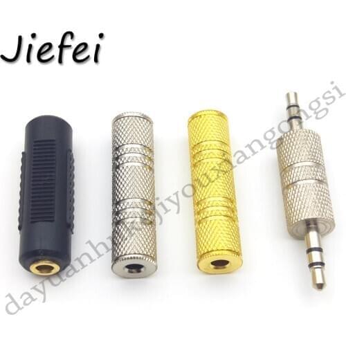 20pcs 1/8 3.5mm 3 pole Stereo (female to female / male to male) Audio socket/plug Gold Plated Wire Connector Earphone DIY