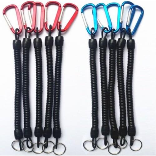 6Pcs Multicolor Fishing Lanyards Cord Rope Boating Ropes Kayak Camping Secure Fishing Pliers Lip Grips Tackle Fish Tools