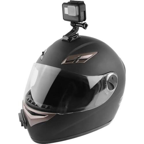 80%Hot Sale 1pcs ABS Motorcycle Helmet Chin Mount Camera Bracket High Compatibility Set Removable Helmet Mount for GoPro Xiao-mi